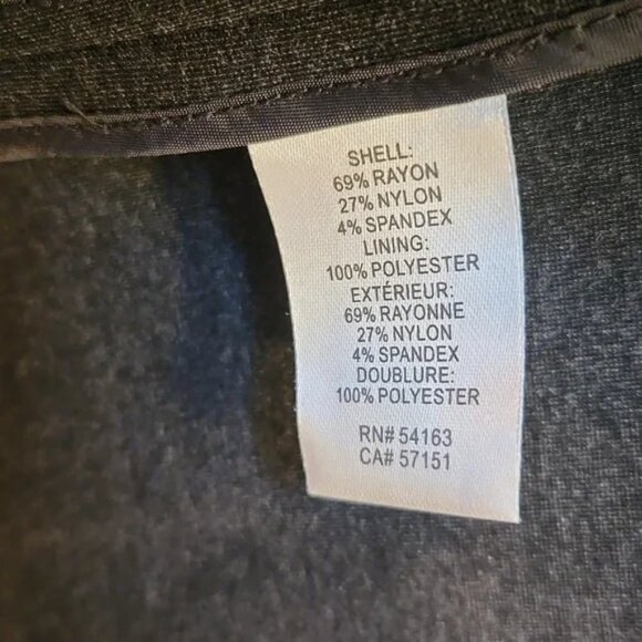 Calvin Klein Blazer - Charcoal Grey - 10 - Picture 5 of 8